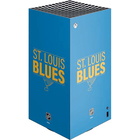 NHL St. Louis Blues Lineup XBox Series X Digital Edition Console Skin